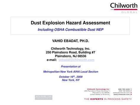 Dust Hazard Analysis Examples Format Pdf