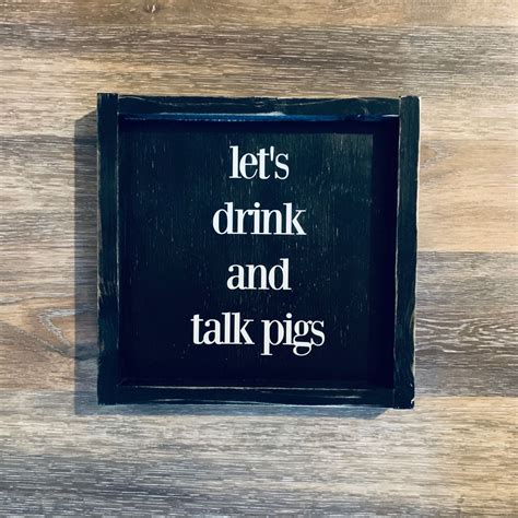 Wood Sign Livestock Shock Show Pig Cattle Sheep Steer Goats Pigs Quote