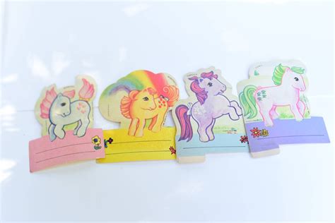 Lot Of 4 My Little Pony G1 Stickers Etsy