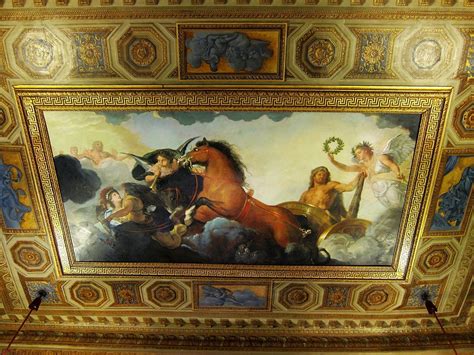 Le Plafond De L Antichambre D Hercule Portant Le Triomphe D Hercule Par