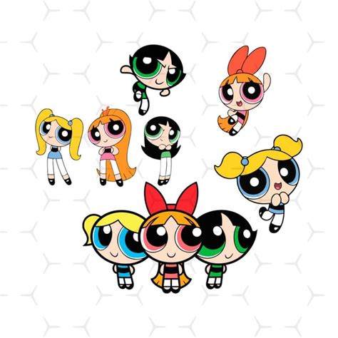 Powerpuff Girls Svg Bundle Trending Svg Superhero Girl Svg Inspire