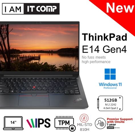 Lenovo Thinkpad E14 Gen 4 21e30001my 21e30002my 14 Fhd Laptop I5 1235u8gb256gb512gb Ssd