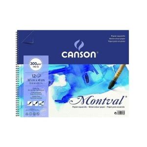 Bloco Aquarela X Cm Espiral G C Folhas Canson Montval