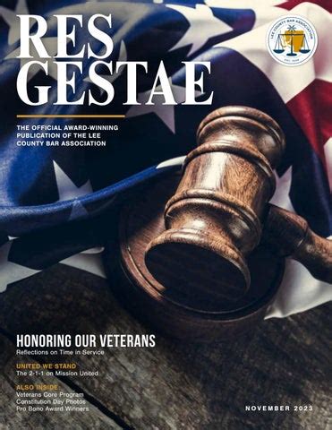 Res Gestae Nov By Lee County Bar Association Issuu