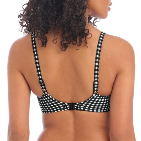 Freya Check In Padded Bikini Oberteil Monochrome Annadiva