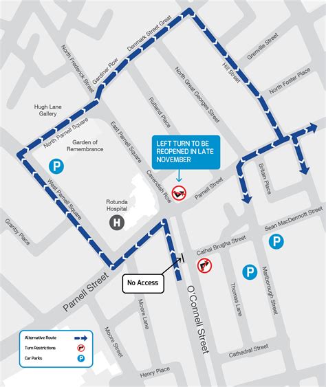 Travel Around Dublin City Centre More Traffic Changes For Luas Works