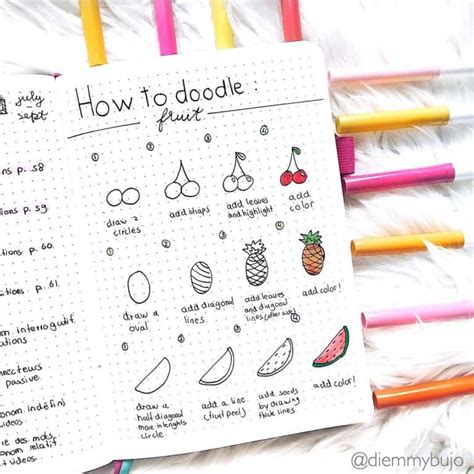 Bullet Journal Doodles 30 Easy Tutorials ⋆ Sheena Of The Journal