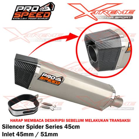 Jual Knalpot Prospeed Silencer Spider Series Silencer Only Universal