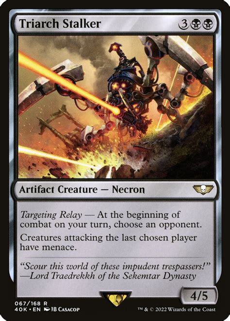 Triarch Stalker · Warhammer 40000 Commander 40k 67 · Scryfall Magic
