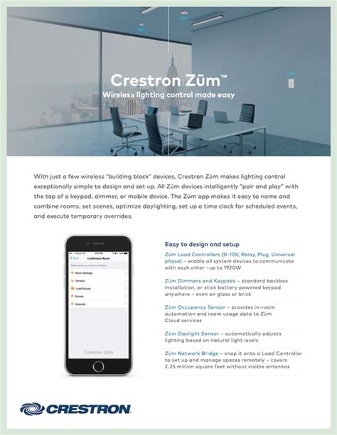 Crestron Lighting World Class Lighting Solutions