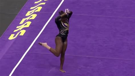 Kiya Johnson Floor Lsu Gym Youtube