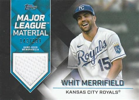 2022 Topps Major League Material Relics Black Series Two Mlm Wm