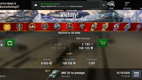 WOT Blitz AMX 30 1er Prototype 6 4k Dmg 7 Kills 1 Vs 4 Mastery