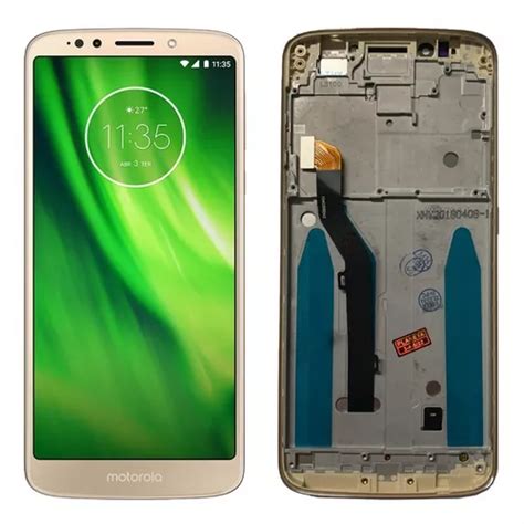 Tela Display Frontal Moto Touch G6 Play Original Oled Aro Escorrega