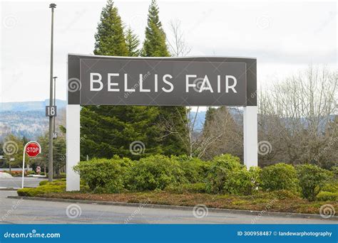 Large Sign With Capitalized Text For Bellis Fair Mall In Bellingham