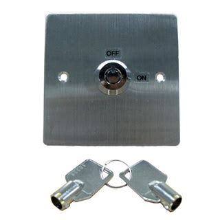 Key Switch On Off Selection Stainless Steel Emergency Door Access