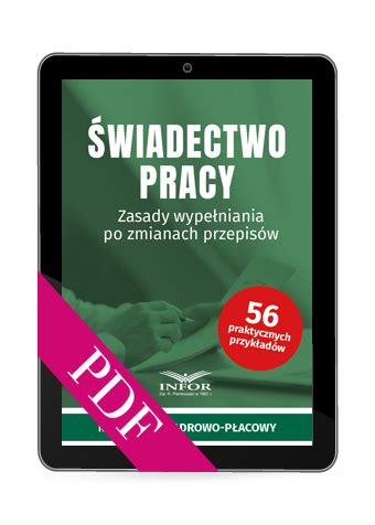 Wiadectwo Pracy Pdf Sklep Infor Pl