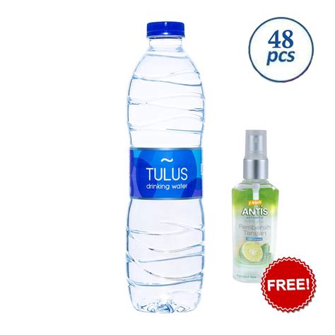 Jual Tulus Water Air Mineral Ml Karton Gratis Antis Botol Spray