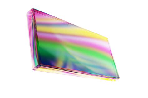 Rectangle Iridescent Glass Shape 25314521 Png