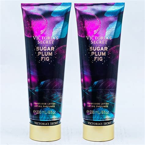 2 Victoria S Secret SUGAR PLUM FIG Fragrance Lotion Body Cream Moisture