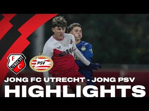 Jong Fc Utrecht Evenaart Teamrecord Na Gelijkspel Tegen Jong Psv