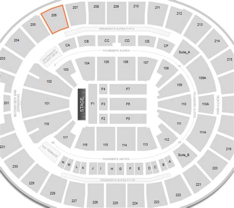 Amway Center Concert Seating Chart