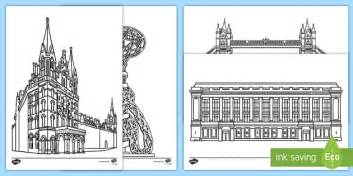 London Landmark Colouring Pages Teacher Made Twinkl