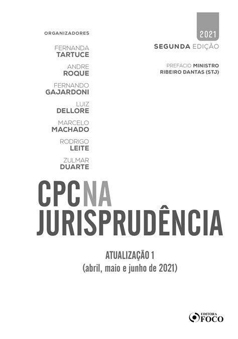 CPC na Jurisprudência ed 2021 Editora Foco