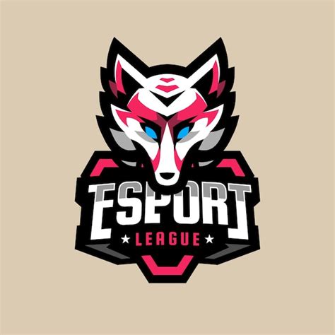 Premium Vector Kitsune Esport Gaming Logo Template