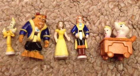 Vintage Polly Pocket Style Disneys Beauty The Beast Figures