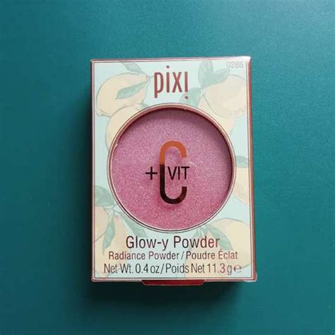 Test Highlighter Pixi C Vit Glow Y Powder Farbe Peach Dew Pinkmelon