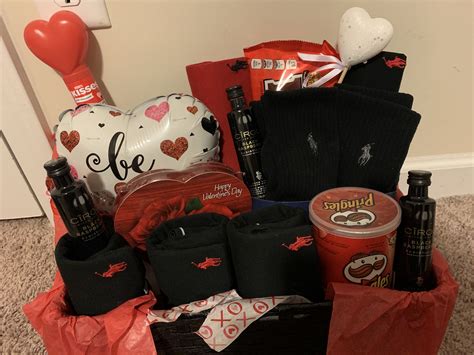 Hubby Valentines Day Basket Boyfriend T Basket Best Boyfriend