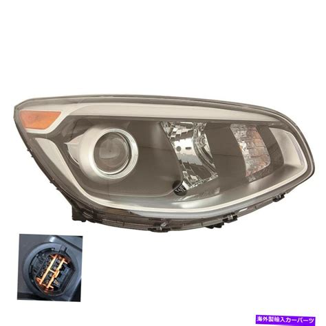 楽天市場USヘッドライト ヘッドライトハロゲン右乗客高品質カーパフィット2017 2019キアソウル Headlight Halogen