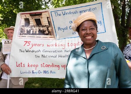 Londres Royaume Uni Juin La Procession De Windrush Travers