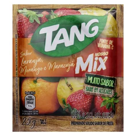 Suco De Laranja Morango E Maracuj Tang Nosso Mix Em P Sem Gl Ten