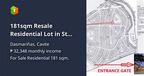 181sqm Resale Residential Lot In St Charbel Salitran Dasmarinas Cavite