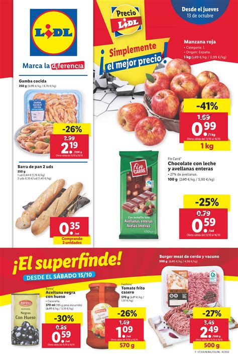 Lidl alimentación 13 octubre by Ofertas Supermercados Issuu