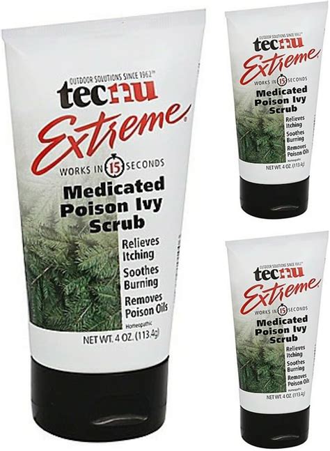 Buy Tecnu Extreme Medicated Poison Ivy Scrub 4 Oz 3 Pack Online At