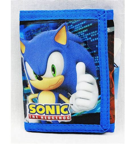 Trifold Wallet Sonic The Hedgehog Shadow New Gift Toys Licensed