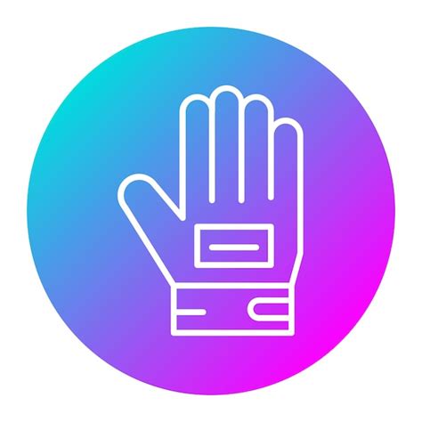 El Icono Vectorial De Guantes Se Puede Usar Para El Conjunto De Iconos