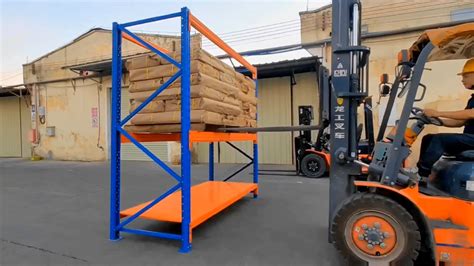 Assembled Pallet Rack Step Beam Teardrop Racks Storage Double Side