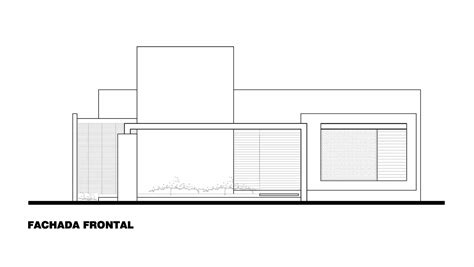 Plano De Fachada Frontal De Casa De Un Piso Construye Hogar