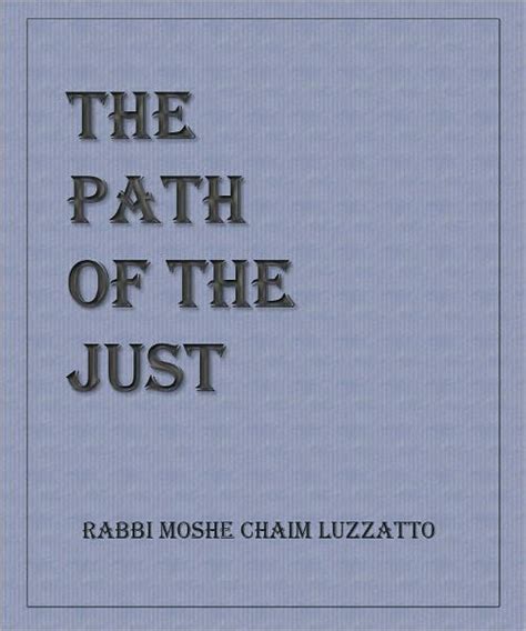 The Path of the Just by Moshe Chaim Luzzatto | eBook | Barnes & Noble®