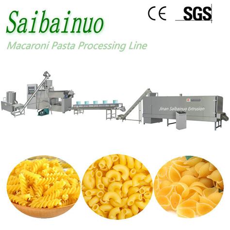 China Fully Automatic Industrial Short Pasta Extruder China Macaroni Machine Pasta Machine