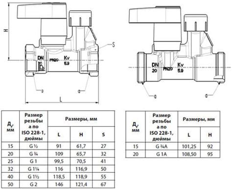 Danfoss MSV-S DN15 (003Z4011) Клапан ручной запорный с внутренней ...