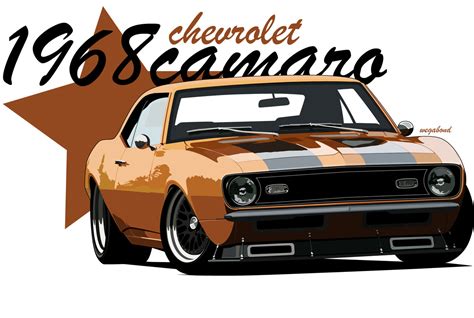 68 Camaro Drawing at GetDrawings | Free download