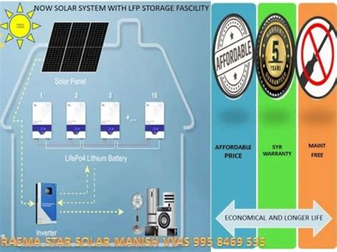 Battery Raema Solar Lithium Ion Solar Off Grid Plant 5kw 20kw For