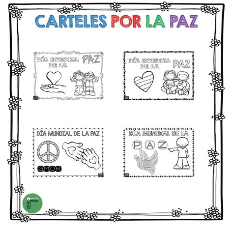 Mandalas Carteles Y Actividades Por La Paz Listas Para Imprimir