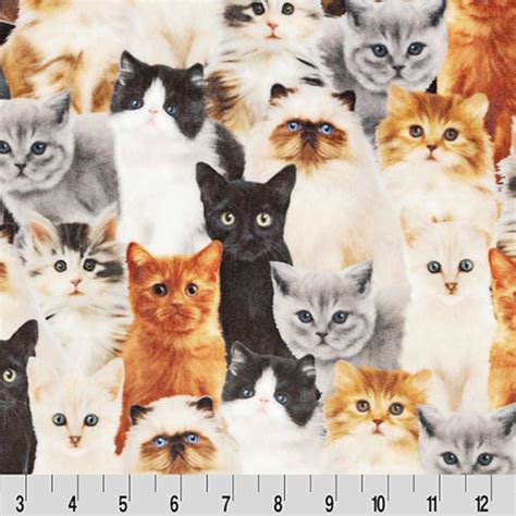 Cat Fabric Etsy