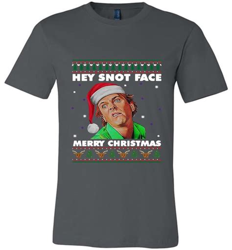 Drop Dead Fred Santa Hey Snot Face Merry Christmas Premium T Shirt